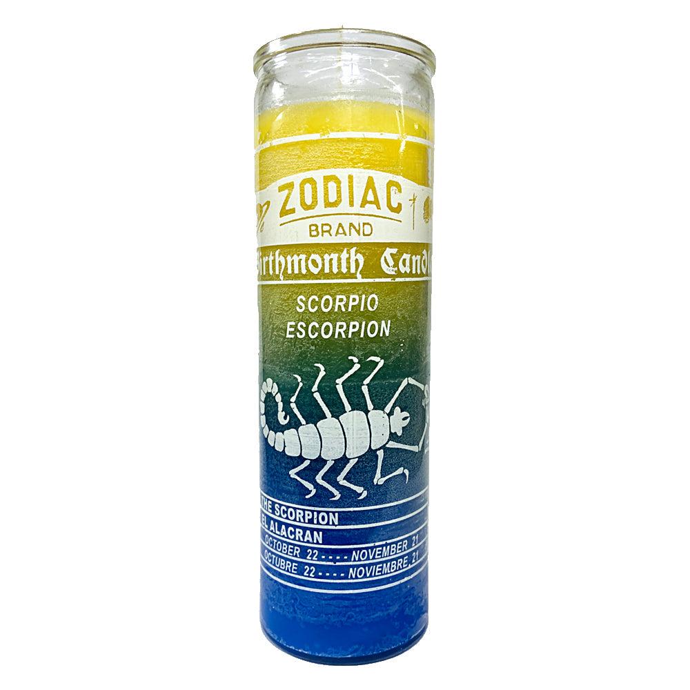 Zodiac Scorpio 7 Day Candle