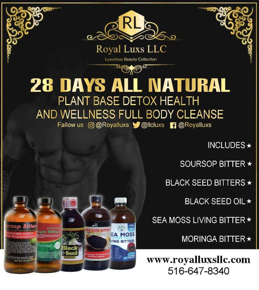 28 Days All Natural (Plant Base) Detox Health and Wellness Full Body Cleanse